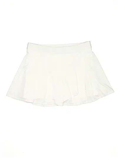 Pre-owned Lucky In Love Skort In White