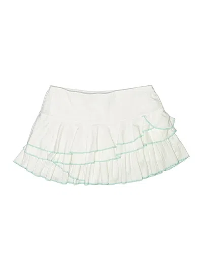 Pre-owned Lucky In Love Skort In White