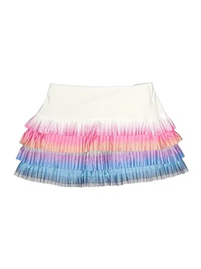 Pre-owned Lucky In Love Skort In White