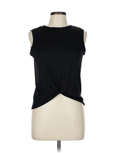 Pre-owned Lucky In Love Sleeveless T-shirt In Black