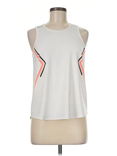 Pre-owned Lucky In Love Sleeveless T-shirt In White