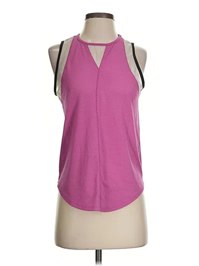Pre-owned Lucky In Love Tank Top Pink Halter Neckline Tops