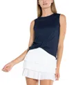 Lucky In Love Twist Front Tank