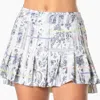 Lucky In Love Women's Electric Toile Skirt In Multicolored/lemon Frost/lilac In White
