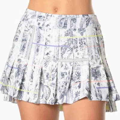 Lucky In Love Women's Electric Toile Skirt In Multicolored/lemon Frost/lilac In White