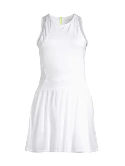 Lucky In Love Women's Essentials Next Level Dress In White