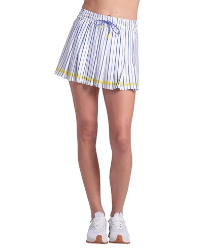 Lucky In Love Women's High Waist Hot Streak Skirt In Blue