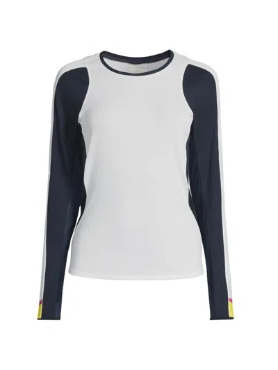 Lucky In Love Women's Ps I Love You Bound Ribbed T-shirt In White