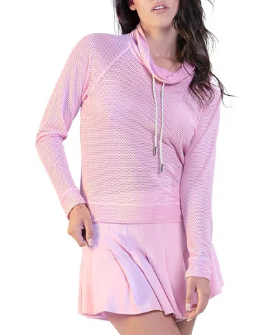 Lucky In Love Womens' Chill Day Long Sleeve In Pink