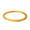 Lucky O’s Women's Matte Gold Bracelet In Gold