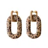 Lucky O’s Women's Zero Dalmatian Jasper Golden Crystal Earrings In Multi