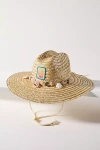 Lucky Zone Straw Rancher Hat In Blue
