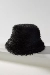 Lucky Zone Wild Fuzzy Bucket Hat In Black