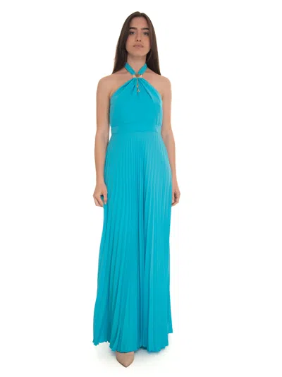 Luckylù Evening Gown In Turquoise
