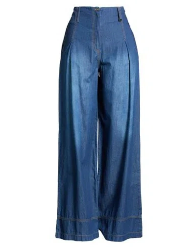 Luckylu  Milano Luckylu Milano Woman Jeans Blue Size 10 Cotton