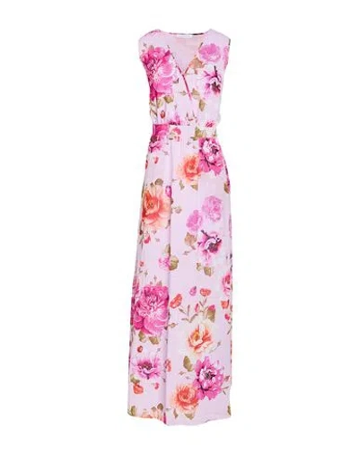 Luckylu  Milano Luckylu Milano Woman Maxi Dress Lilac Size 12 Polyester In Multi