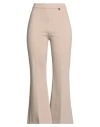 Luckylu  Milano Luckylu Milano Woman Pants Beige Size 10 Viscose, Polyamide, Elastane In Neutral