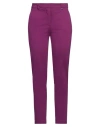Luckylu  Milano Luckylu Milano Woman Pants Mauve Size 2 Viscose, Polyamide, Elastane In Purple