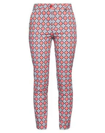 Luckylu  Milano Luckylu Milano Woman Pants Salmon Pink Size 6 Cotton, Elastane