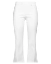 Luckylu  Milano Luckylu Milano Woman Pants White Size 12 Cotton, Polyester, Elastane
