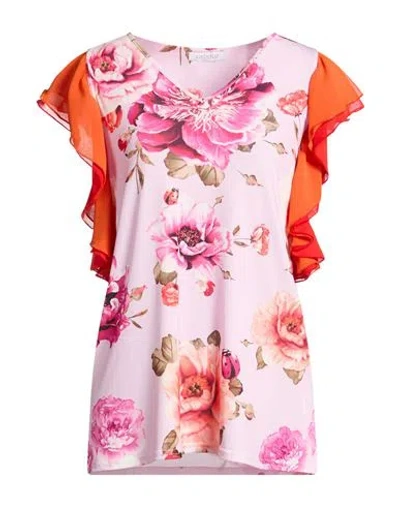 Luckylu  Milano Luckylu Milano Woman Top Lilac Size 10 Polyester, Elastane In Purple