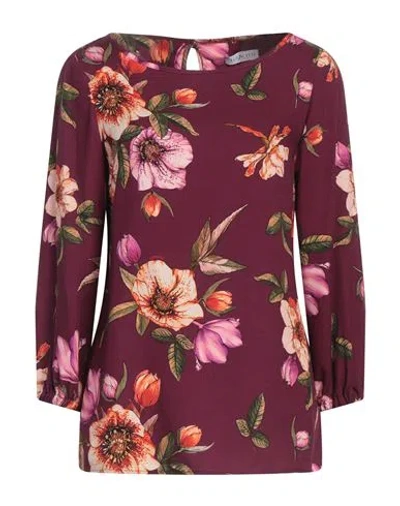 Luckylu  Milano Luckylu Milano Woman Top Mauve Size 10 Viscose In Purple