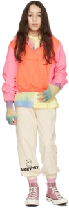Luckytry Kids Pink Windbreaker Sweatshirt In Pink