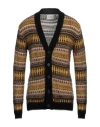 Lucques Man Cardigan Camel Size 40 Acrylic, Mohair Wool, Polyamide In Beige