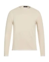 Lucques Man Sweater Beige Size 36 Cotton In Neutral