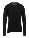 Lucques Man Sweater Black Size 40 Alpaca Wool, Polyamide, Cotton, Modal, Elastane In Black