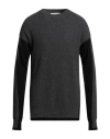 Lucques Man Sweater Lead Size 40 Wool In Grey