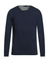 Lucques Man Sweater Midnight Blue Size 36 Cotton
