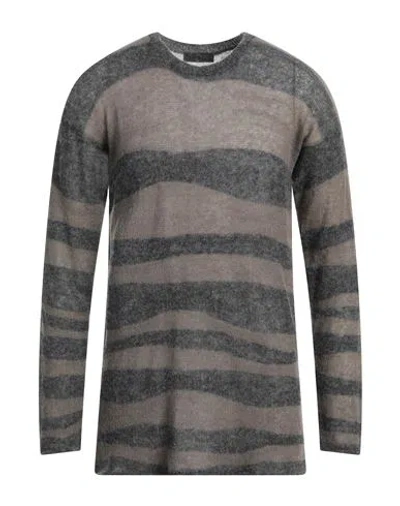 Lucques Man Sweater Military Green Size 42 Alpaca Wool, Polyamide