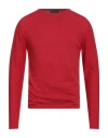 Lucques Man Sweater Red Size 36 Cotton