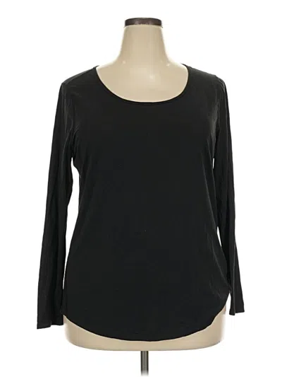Pre-owned Lucy 3/4 Sleeve T-shirt In Black
