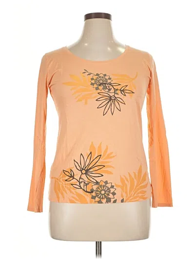 Pre-owned Lucy 3/4 Sleeve T-shirt In Orange