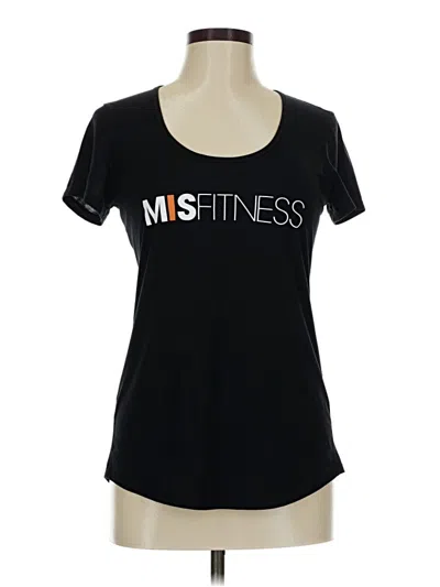 Pre-owned Lucy Active T-shirt In Black