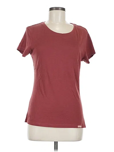 Pre-owned Lucy Active T-shirt In Burgundy