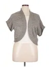 Lucy & Laurel Cardigan Sweater In Gray