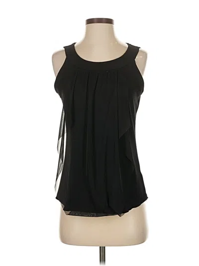 Pre-owned Lucy & Laurel Sleeveless Blouse In Black