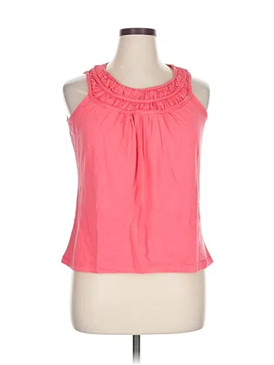 Pre-owned Lucy & Laurel Sleeveless Blouse In Pink