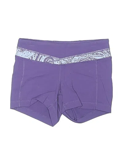 Pre-owned Lucy Athletic Shorts In Purple