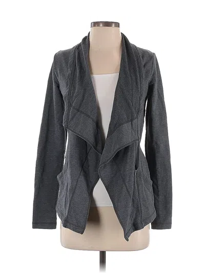 Pre-owned Lucy Cardigan Sweater In Gray