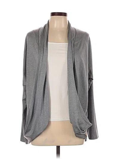 Pre-owned Lucy Cardigan Sweater In Gray