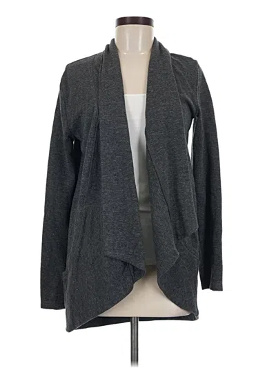 Pre-owned Lucy Cardigan Sweater In Gray