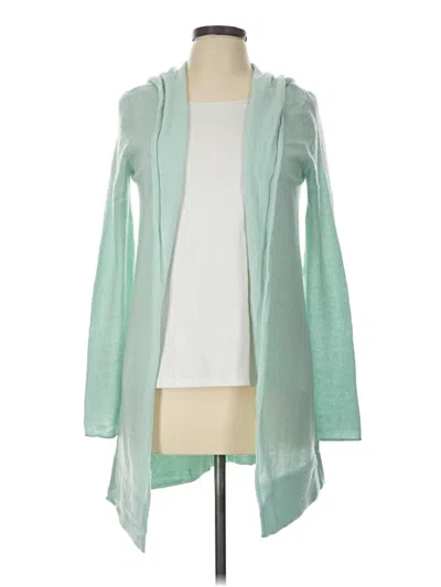 Pre-owned Lucy Cardigan Sweater In Teal