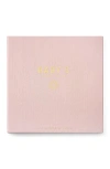 Lucy Darling 'baby's First Year' Wildflower Meadow Memory Book In Blush
