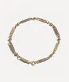 Lucy Delius 14ct Gold Diamond Switch Stirrup Chain Necklace In Gold