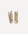 Lucy Delius 14ct Gold Stirrup Drop Earrings In Gold