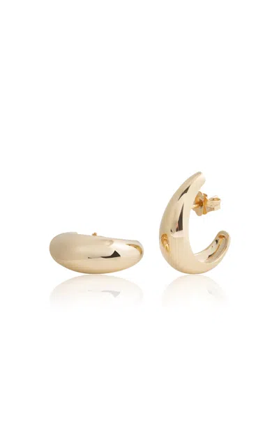 Lucy Delius 14k Yellow Gold Polished Finish Gold Dust Ear Cuffs In Gold